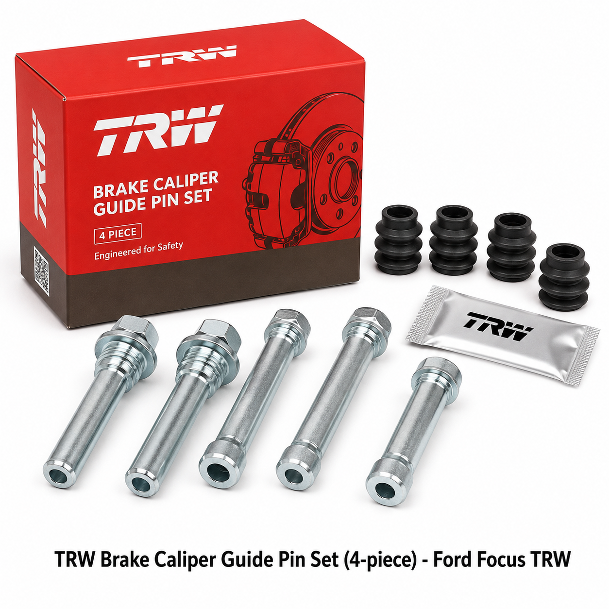TRW Brake Caliper Guide Pin Set (4-piece) - Ford Focus
