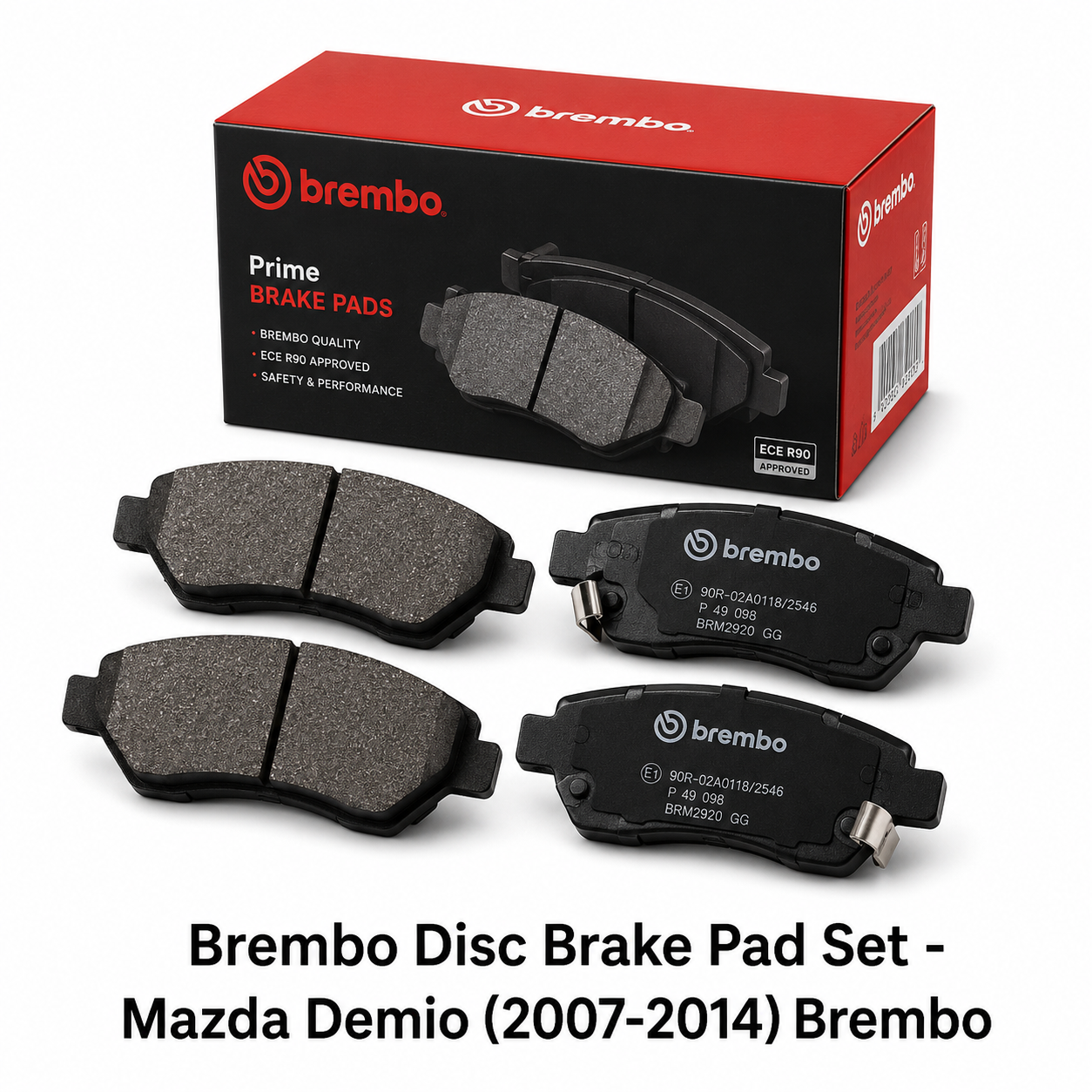 Brembo Disc Brake Pad Set - Mazda Demio (2007-2014)