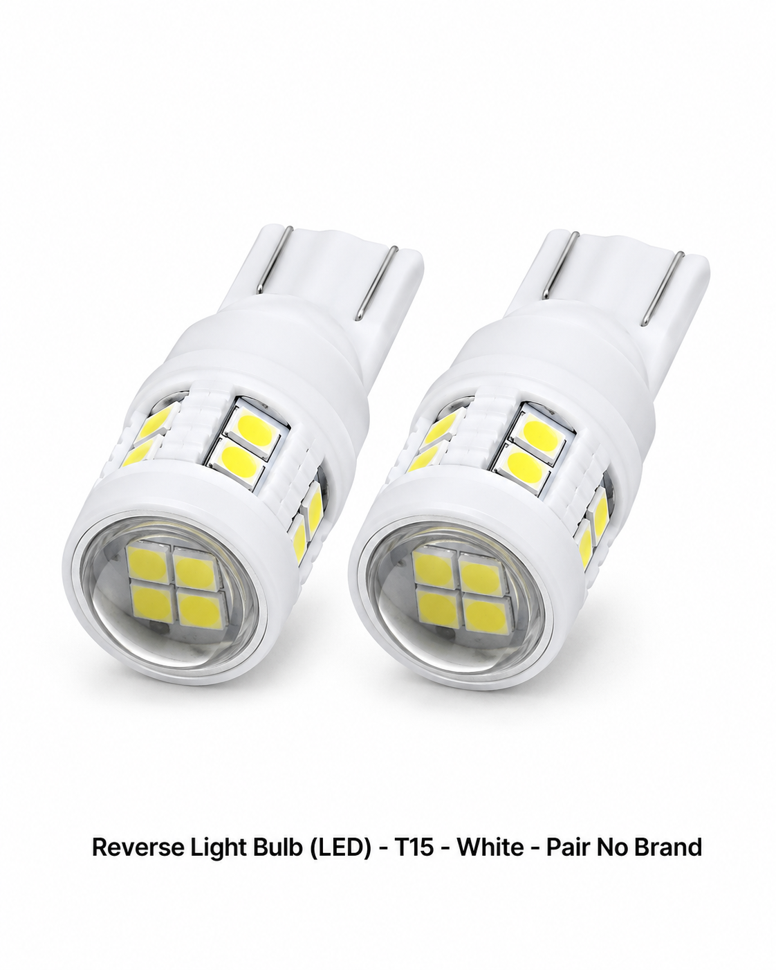 Reverse Light Bulb (LED) - T15 - White - Pair