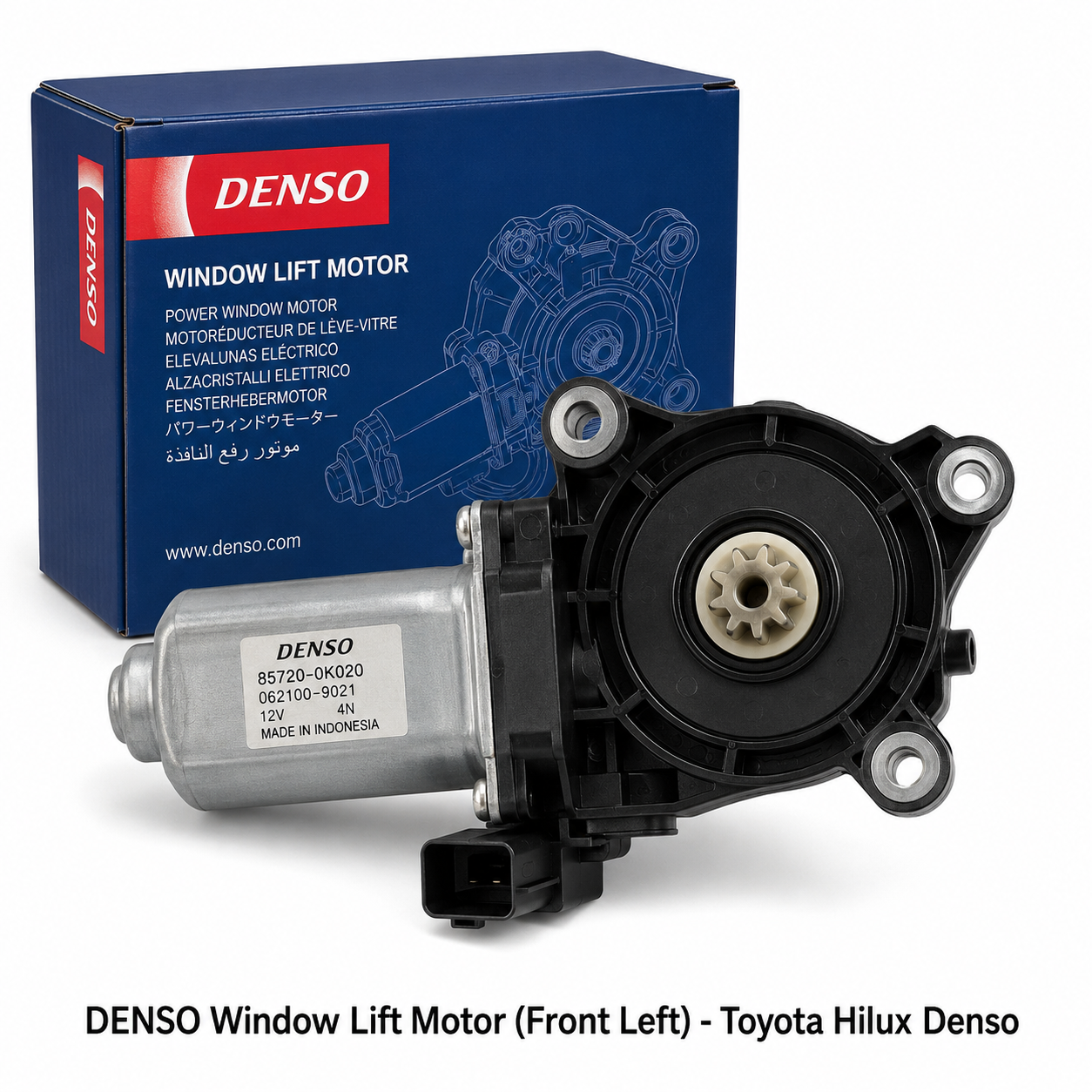 DENSO Window Lift Motor (Front Left) - Toyota Hilux