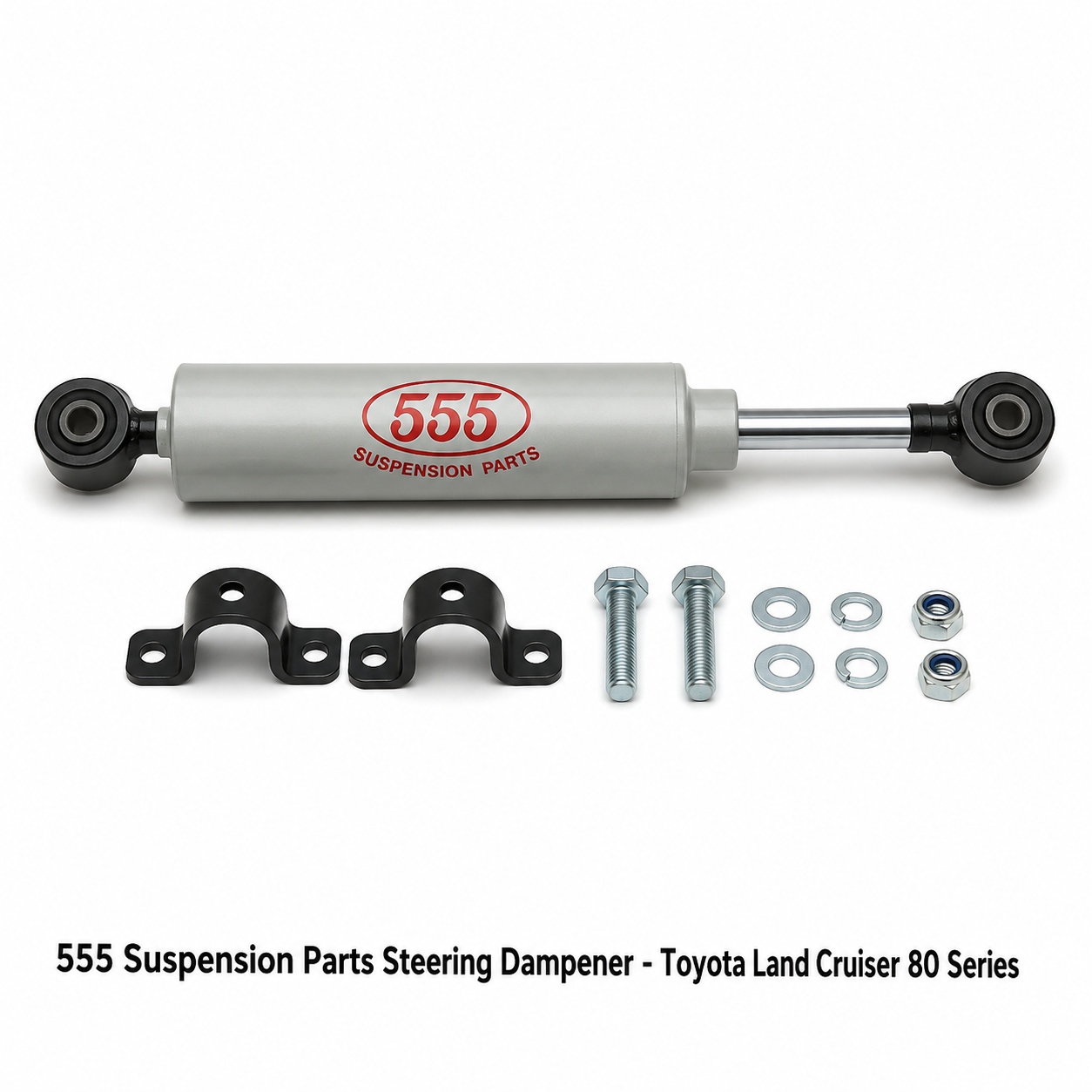 555 Suspension Parts Steering Dampener - Toyota Land Cruiser 80 Series