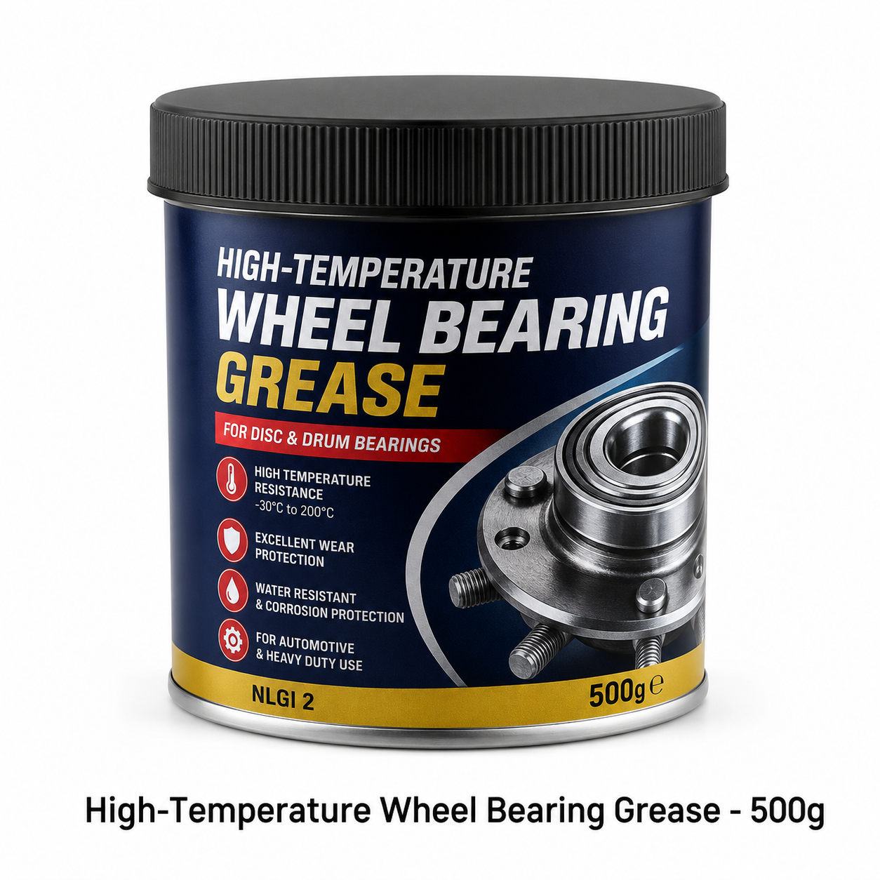 High‑Temperature Wheel Bearing Grease – 500g
