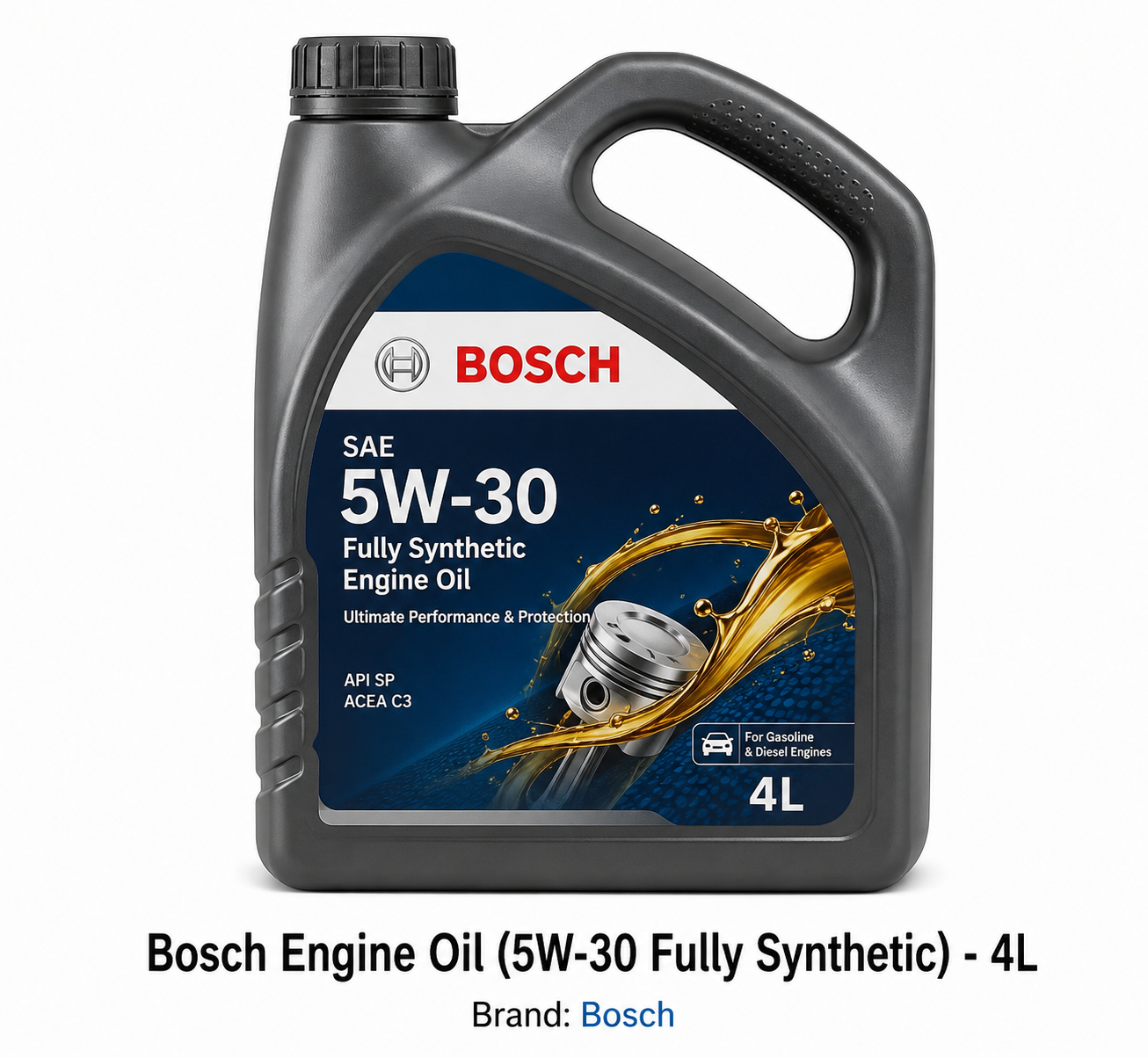 Bosch Engine Oil (5W-30 Fully Synthetic) - 4L