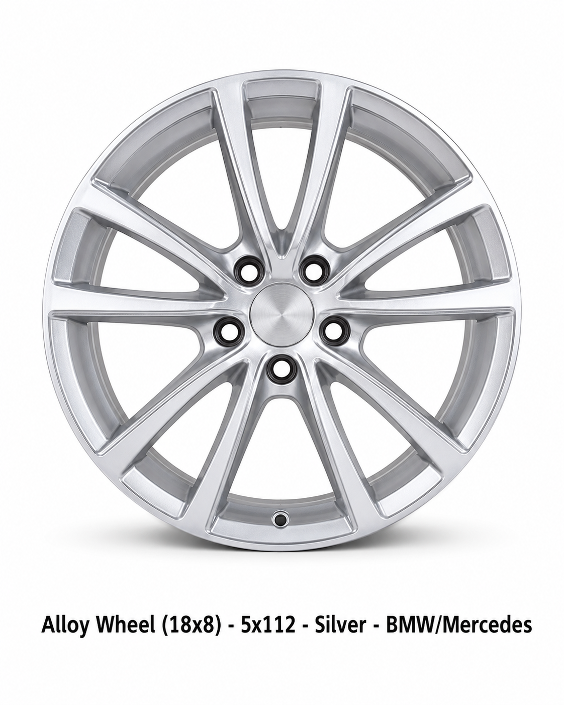 Alloy Wheel (18x8) - 5x112 - Silver - BMW/Mercedes