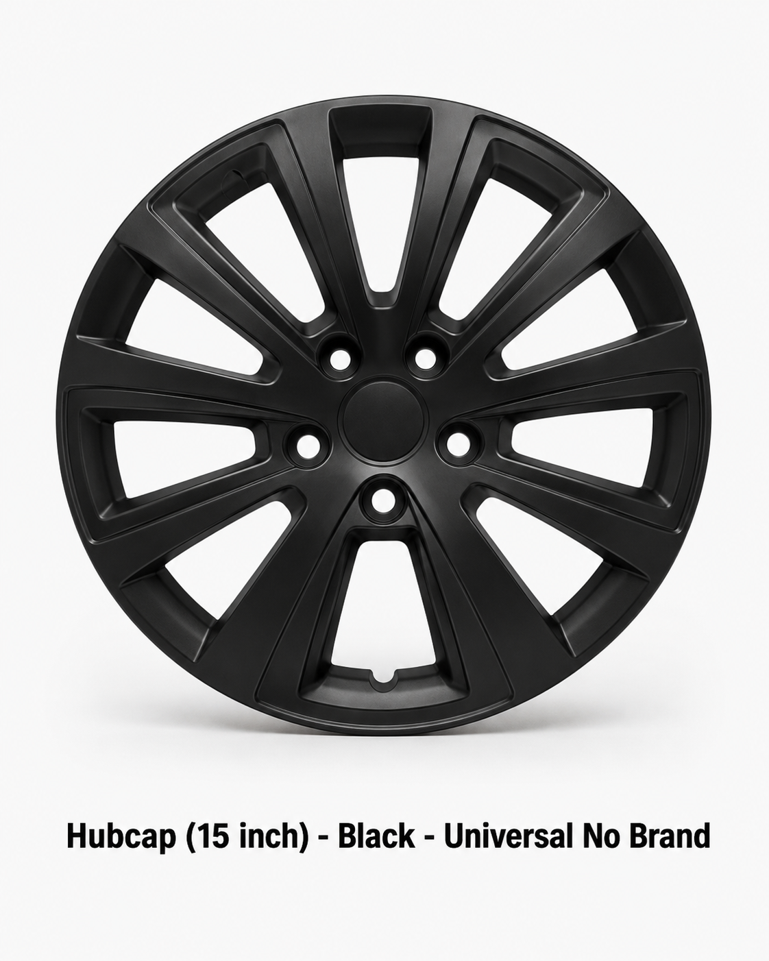 Hubcap (15 inch) - Black - Universal