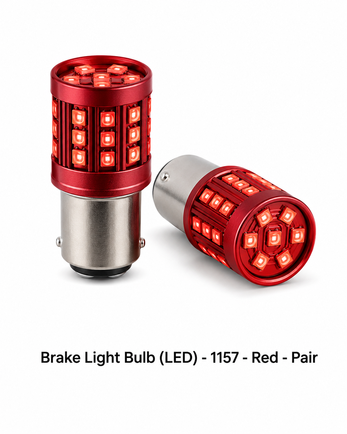 Brake Light Bulb (LED) - 1157 - Red - Pair