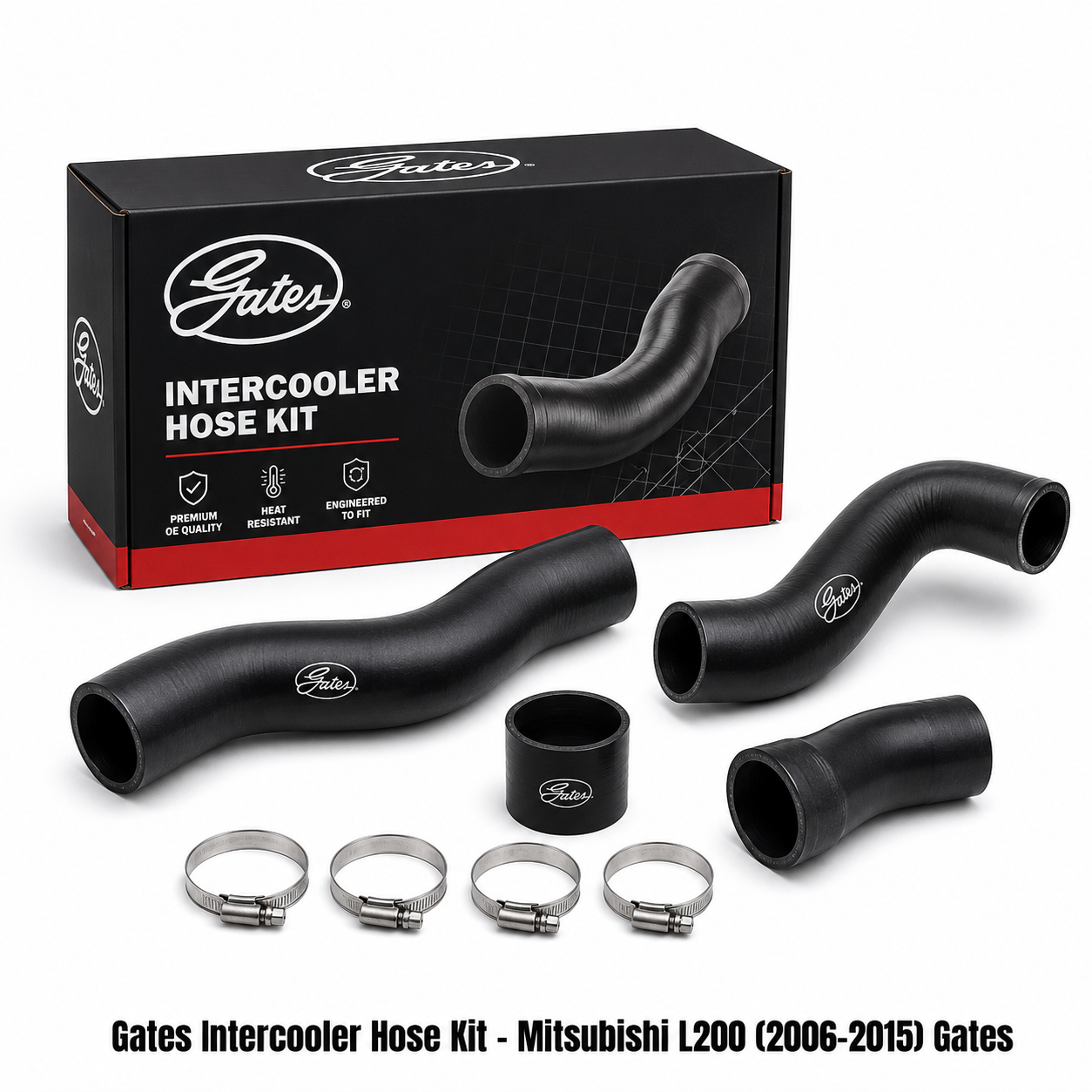 Gates Intercooler Hose Kit - Mitsubishi L200 (2006-2015)