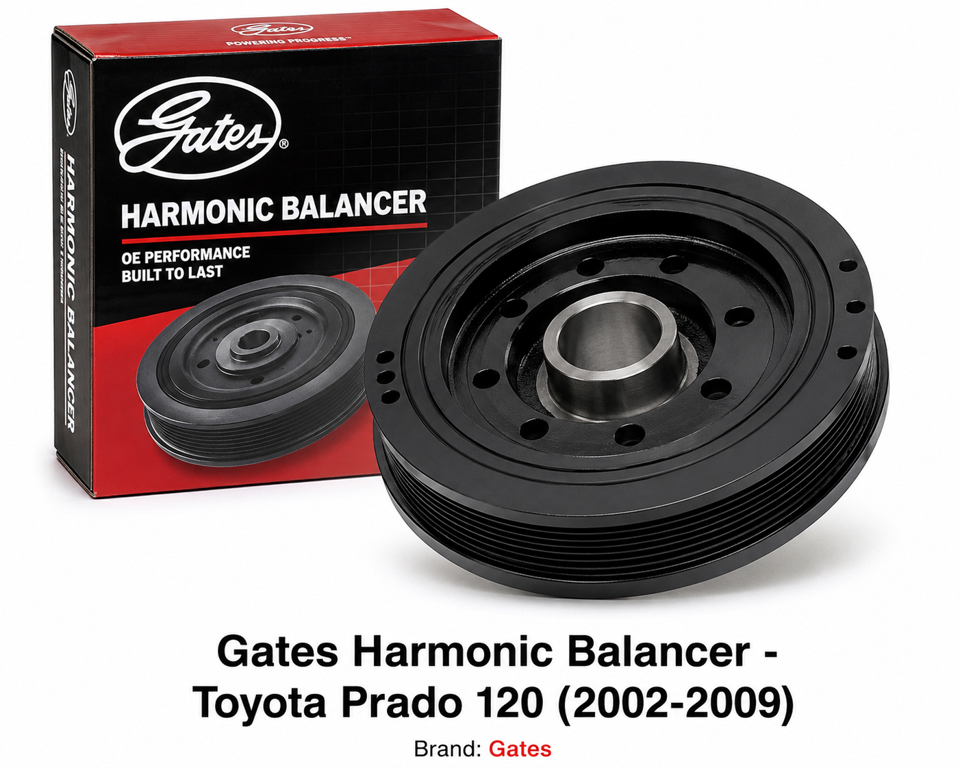 Gates Harmonic Balancer - Toyota Prado 120 (2002-2009)