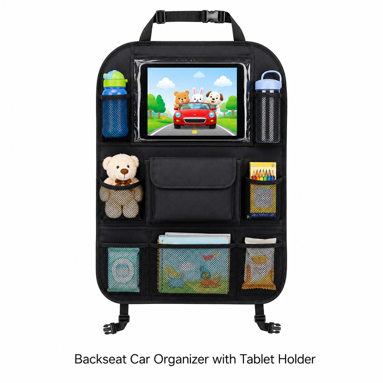 Backseat Car Organizer with Tablet Holder