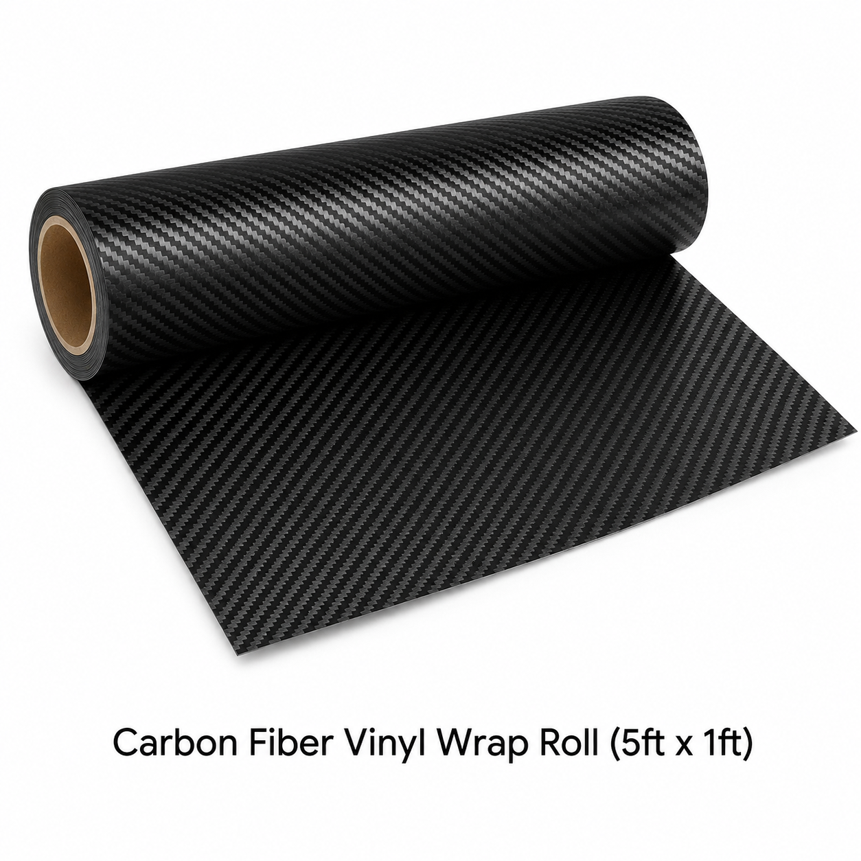 Carbon Fiber Vinyl Wrap Roll (5ft x 1ft)