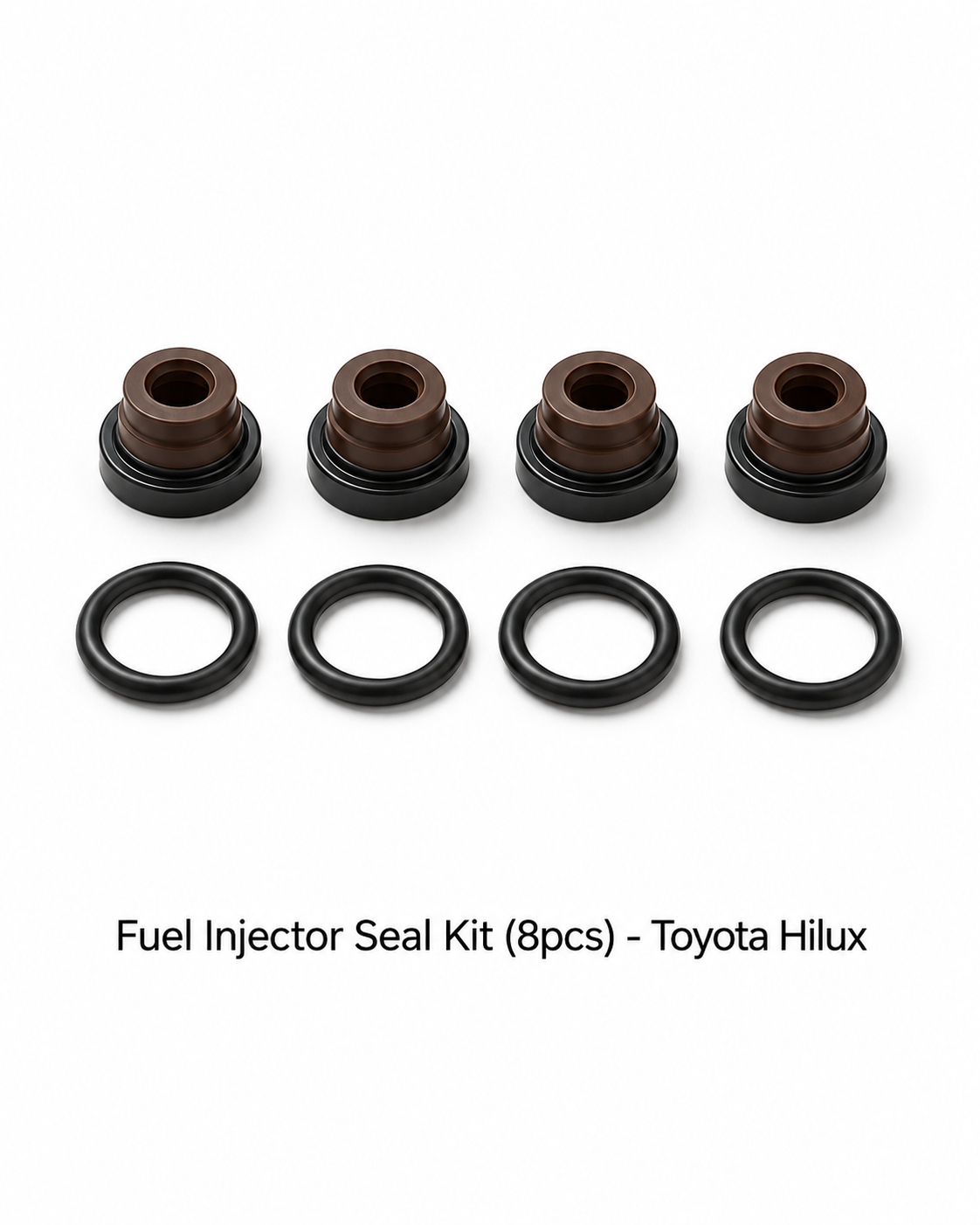 Fuel Injector Seal Kit (8pcs) - Toyota Hilux