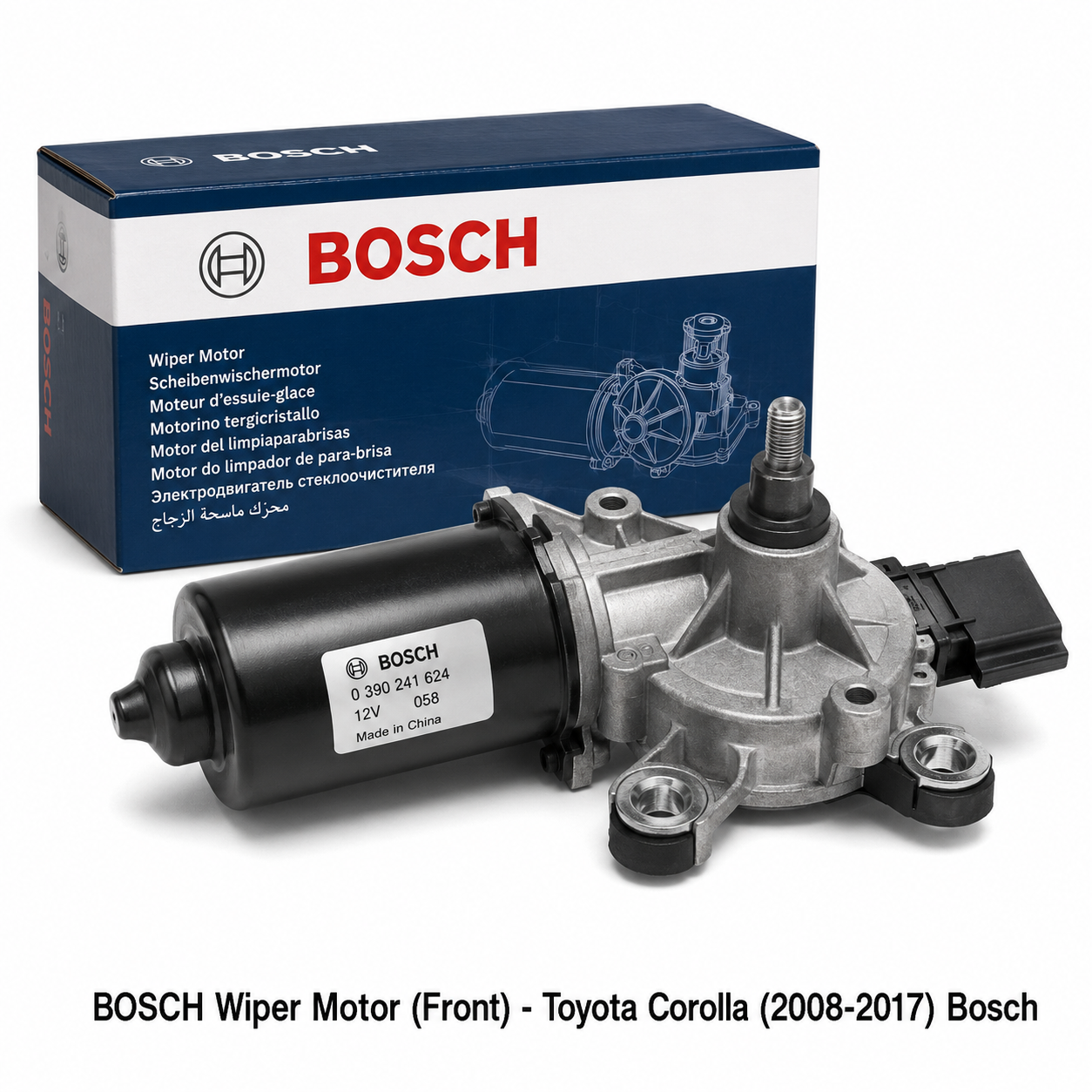 BOSCH Wiper Motor (Front) - Toyota Corolla (2008-2017)