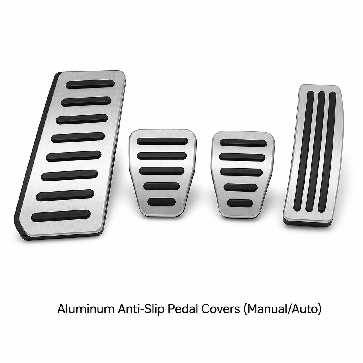Aluminum Anti-Slip Pedal Covers (Manual/Auto)