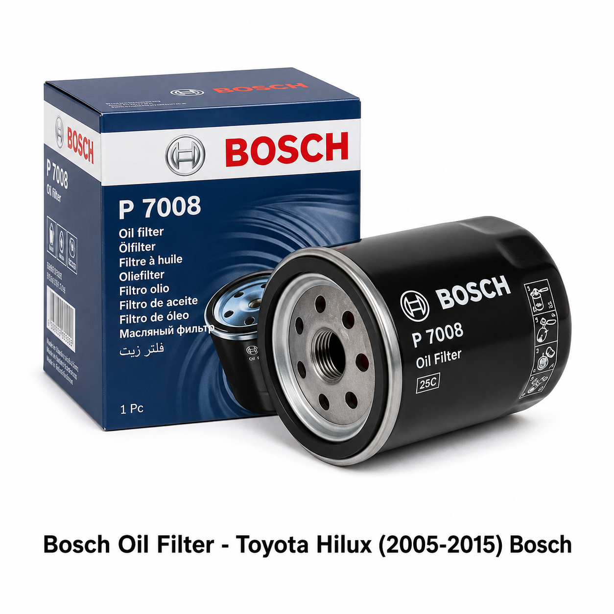 Bosch Oil Filter - Toyota Hilux (2005-2015)