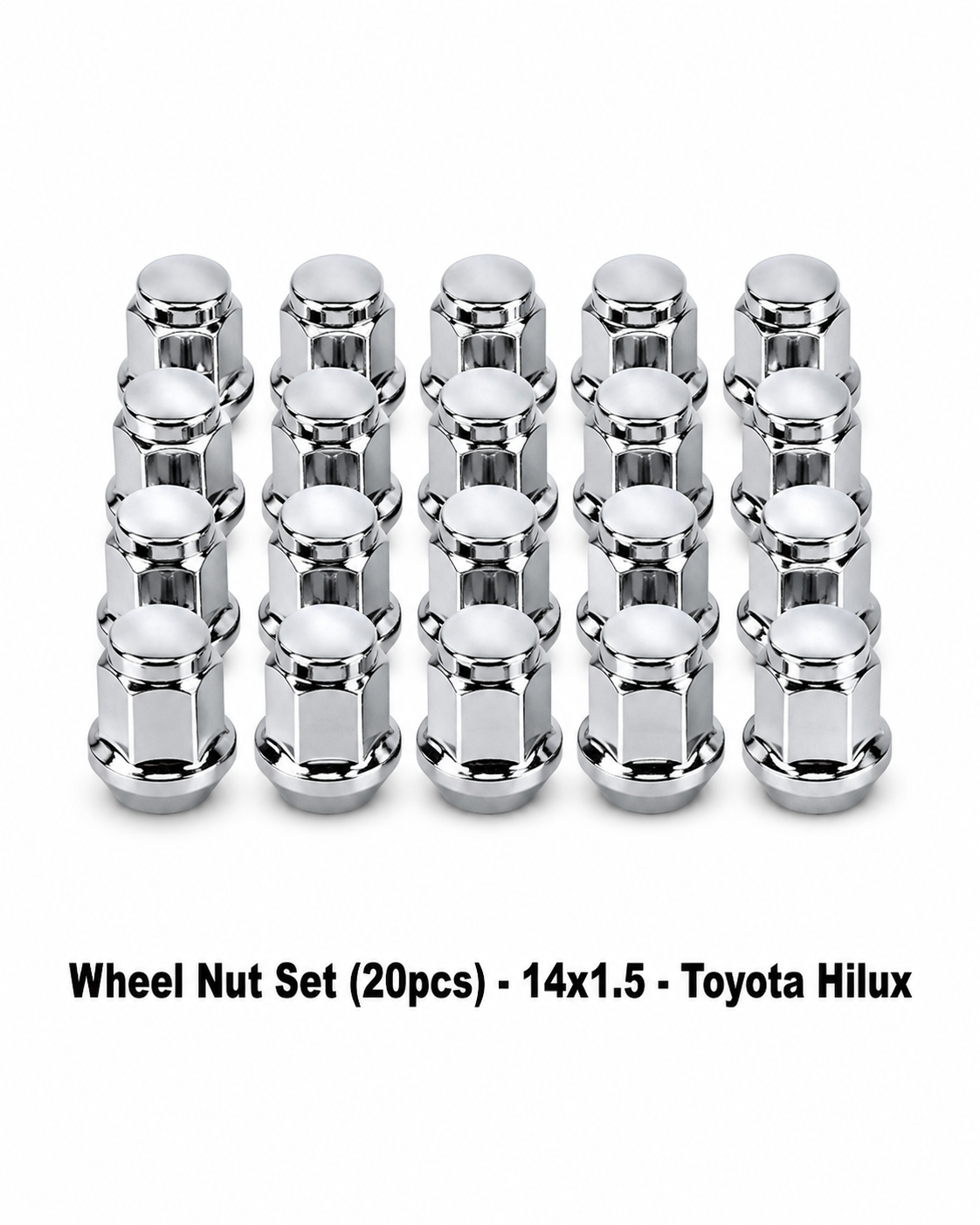 Wheel Nut Set (20pcs) - 14x1.5 - Toyota Hilux