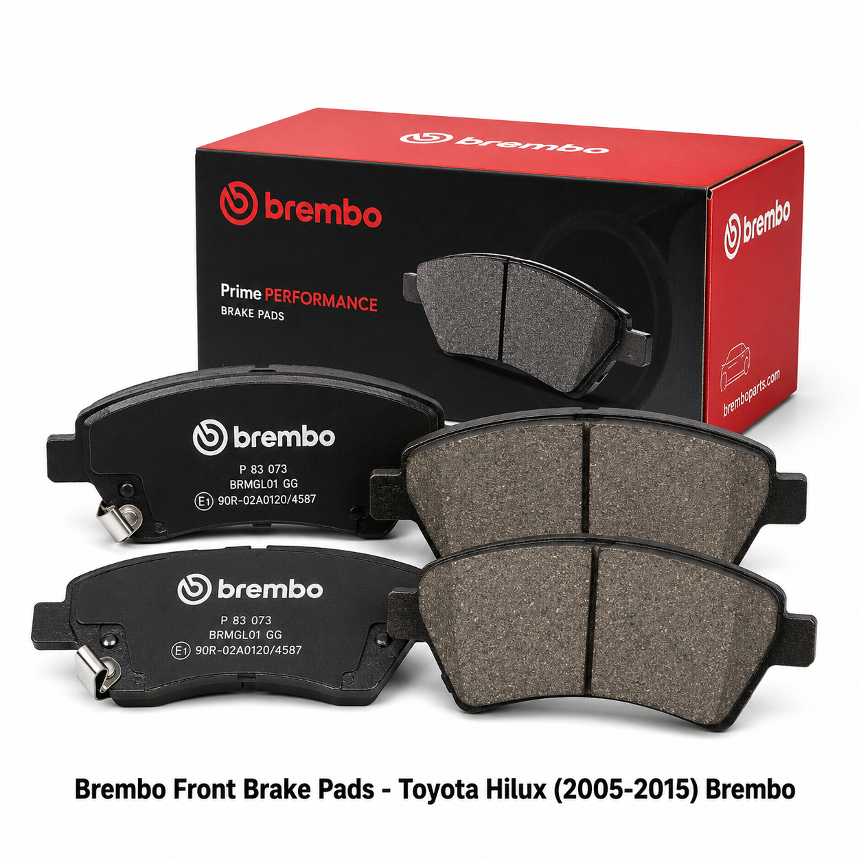 Brembo Front Brake Pads - Toyota Hilux (2005-2015)
