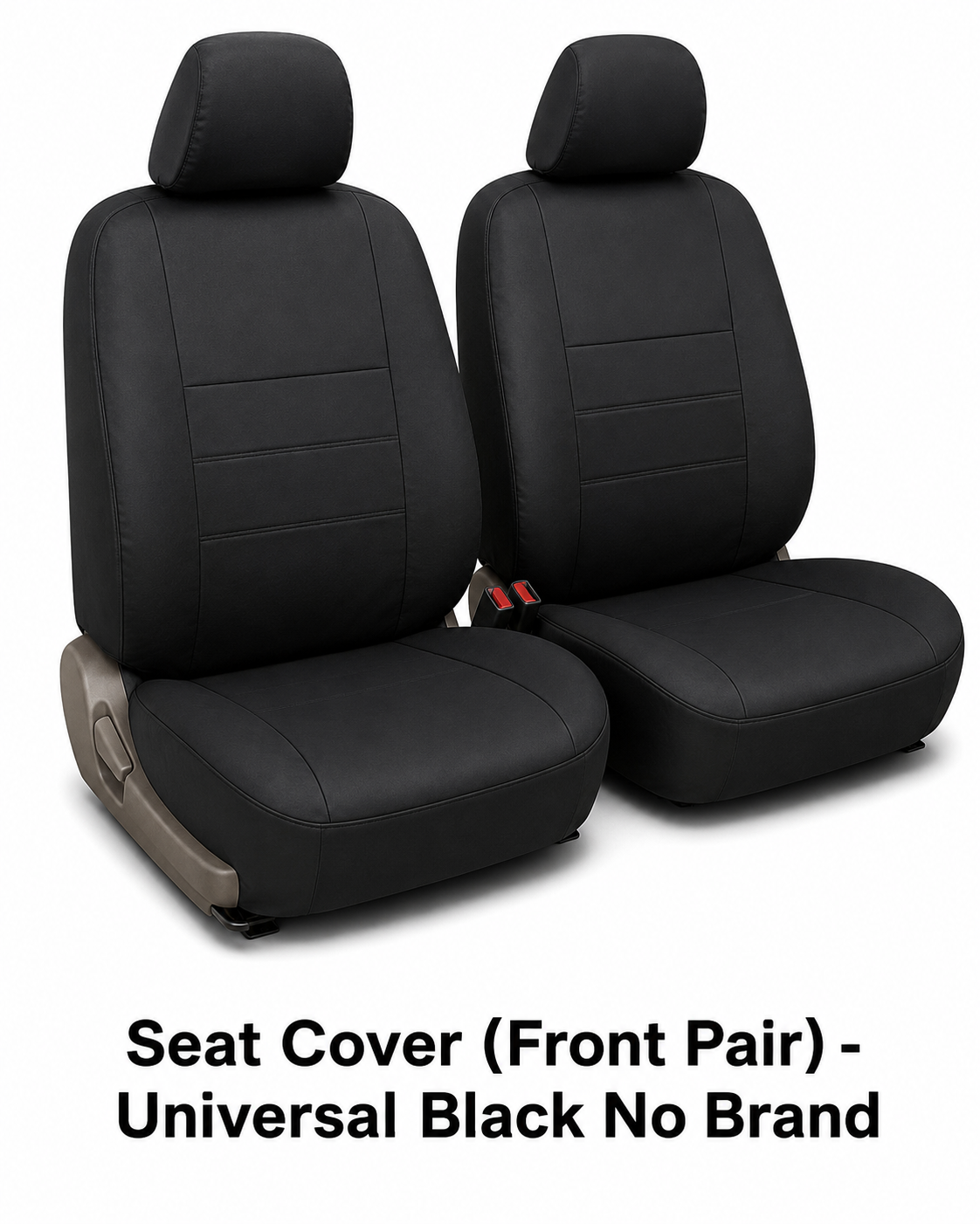 Seat Cover (Front Pair) - Universal Black